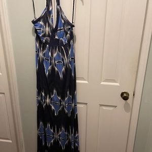 Banana Republic maxi dress.  Size medium.  Blue/multi